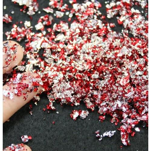 A new gold leaf decoration product, Double color Red-Silver foil, gilding gilded painting and glass painting