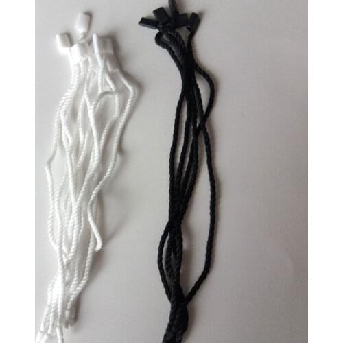 500pcs Clothes Tag Rope White Black Cords Cotton Hanging Tablets For Garment Bag Tags Cards DIY Clothing Accessories