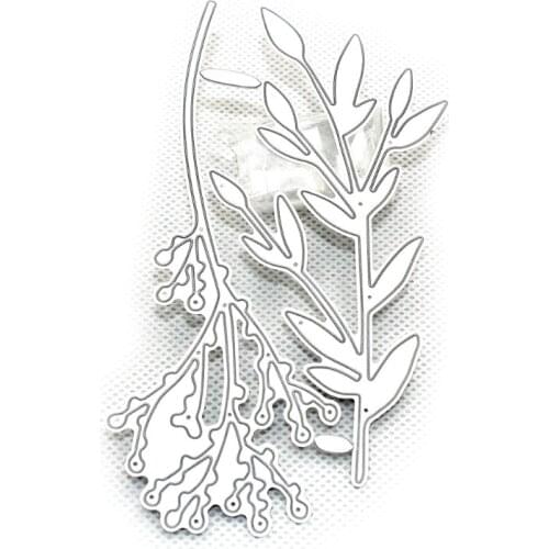 Plant Metal Cutting Dies Stencil DIY Scrapbooking Album Stamp Paper Card Embossing Decor Crafts Dropship