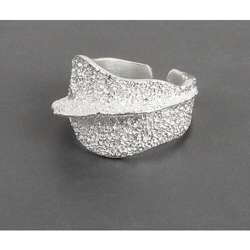 Unique Fashion Simple Korean Style Bump Irregular Ring Gold Silver Color Womens Rings Party Jewelry Accessories Gifts