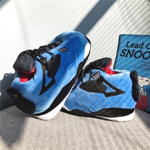 Winter Warm Slippers Women Cute Home Slippers Unisex One Size Sneakers Men House Floor Cotton Shoes Woman EU 35-44 Plush Sliders