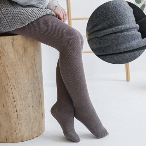 Toddler Girls Winter Pantyhose Autumn Children Thermal Velvet Thick Pants Kids Warm Dance White Princess Tights Baby Accessories