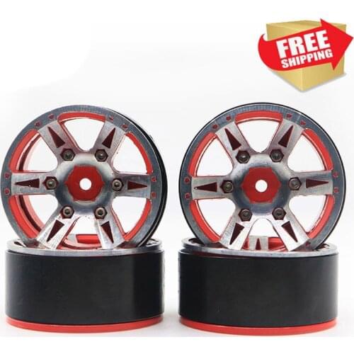 1.9 inch rc model car weighted metal lock tire wheel hub 12mm for trax TRX4 Axial SCX10 90046 D90 option parts