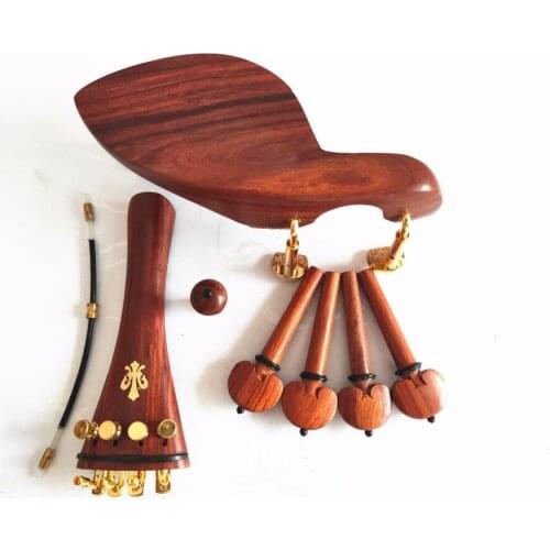 1 Sets of Fine Rosewood 4/4 Violin Parts,violin Parts accessories