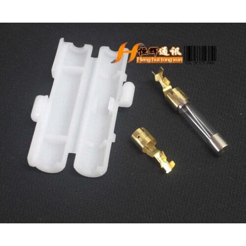 10pcs Fuse + fuse box + terminal (including fuse) for adapt to Yaesu Ai Ke curtain Kenwood car power cord