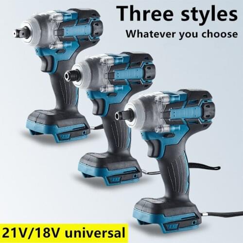 2021 new 18V 21V lithium battery brushless wrench electric rechargeable wrench lithium battery electric wrench impact wrench