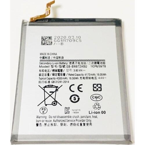 3.85V 4300mAh EB-BN972ABU For Note 10 Plus SM-N975F/DS SM-N975U1 SM-N9750 Battery