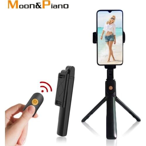 3 in 1 Wireless Bluetooth Selfie Stick Lightweight Tripod Portable Foldable Monopod with Remote Control Handheld Selfiestick
