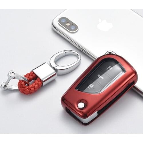 Car Key Case Cover Protector Protection Accessories TPU For Toyota Auris Corolla Avensis Verso Yaris Aygo Scion TC IM 2015 2016