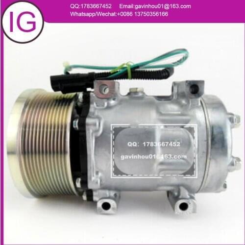For Free Shipping Auto AC Compressor 12pk for Caterpillar 538GF 558LL 320D2FMGF SD7H15-6095 SD7H156095 3729295 372-9295