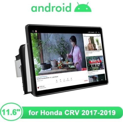 New 11.6 Inch Android 10.0 Head Unit Car Multimedia Player 1920*1080 4GB RAM 64GB ROM RDS DSP Fast Boot For Honda CRV 2017-2019