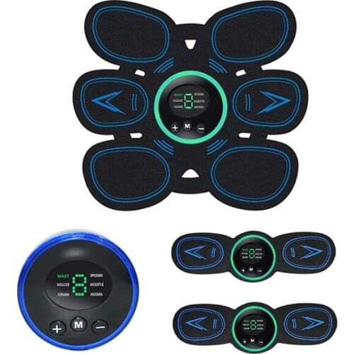 Ems Wireless Smart Fitness Machines Rechargeable Muscle Stimulator Exercise Training Machine Body Slimming Massager