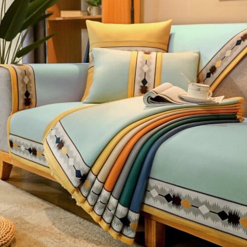 Nordic Couch Cover 3 2 1 Seater Sofa Covers for Living Room Sectional Sofa Slipcovers Anti-slip Furniture Armrest Chair Covers