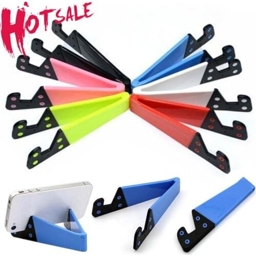 Phone Holder Foldable Cellphone Support Stand For IPhone X Tablet Samsung S10 Adjustable Mobile Smartphone Holder Stand