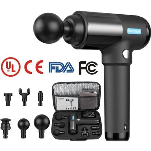 Massage Gun Deep Tissue Massager Therapy Body Muscle Stimulation Pain Relief for EMS Pain Relaxation Fitness Shapin