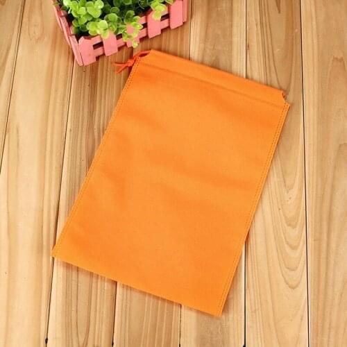 1Pcs Multi-use Gift Tote Bags Drawstring Pocket Non-woven Bag Gift Bags With Handles Treat Bags Solid Color Cloth Shopping Bag