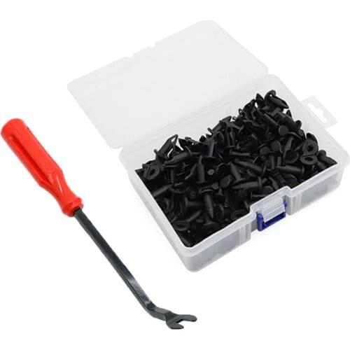120 PCS UTV Nylon Fender Clips/Body Rivets with Remover Replace For Polaris ATV Honda Rincon Kawasaki Teryx