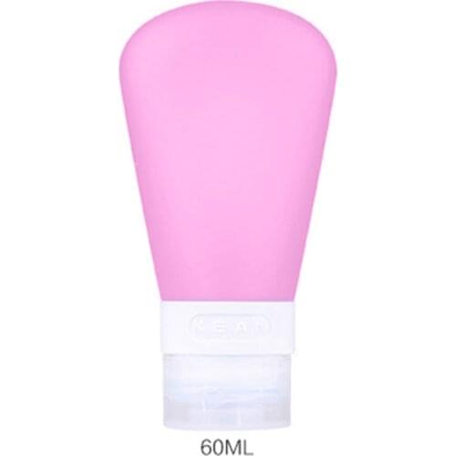 New Portable 37/60/89ml Empty Travel Storage Bottle Silicone Leak Proof Shampoo Bath Gel Container Refillable Bottle