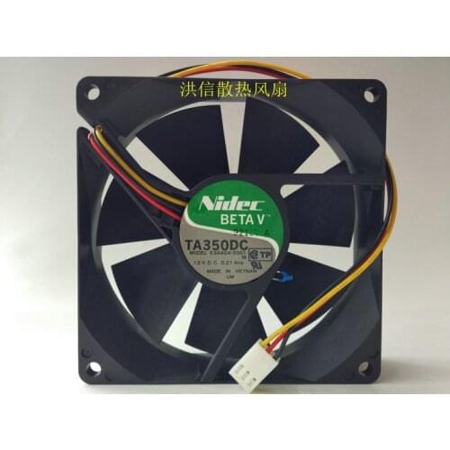 Original Nidec ta350dc e34404-33g1 12V 0.21a 9225 temperature controlled speed silent fan