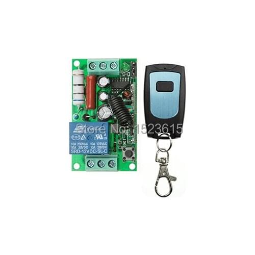 Latest AC220V 1CH 10A Remote Control Light Switch teleswitch Relay Output Radio Receiver Module and Waterproof Transmitter