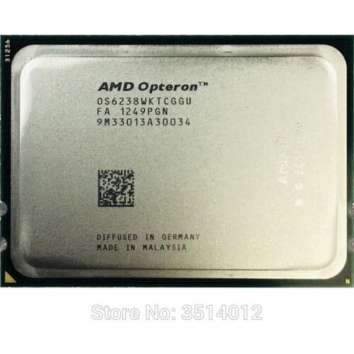 AMD Opteron 6238 Op 6238 2.6 GHz Twelve-Core Twelve-Thread 115W CPU Processor OS6238WKTCGGU Socket G34