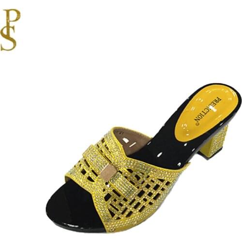 Hard-soled slippers African summer ladies shoes
