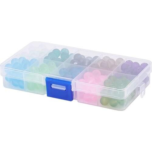 10-color 4MM-10MM round opaque frosted glass bead glass beads Breaker handmade bracelet earrings production materials DIY