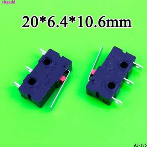 10pcs / lot limiter switch 3 pins n / on / c, high quality, all new 5a 250vac KW11-3Z micro switch switch