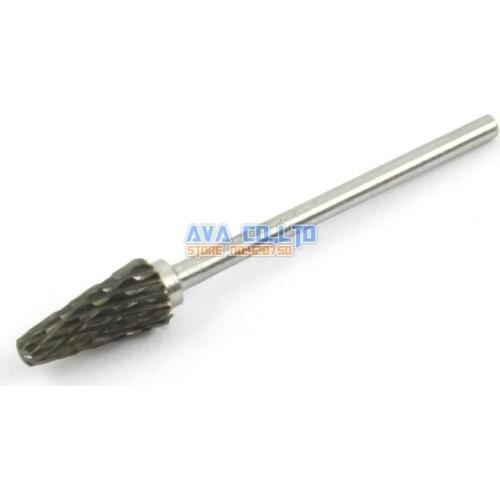 5 Pieces 6mm Tungsten Carbide Burr Rotary Cutter File 2.35mm Shank Double Cut (NO.9)