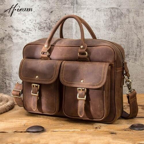 H-iram Men's Briefcases