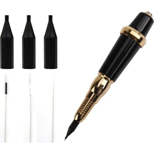 0.4mm Disposable Makeup Eyebrow Needle Sterilized Permanent Makeup Tattoo Needle For Taiwan Giant Sun Golden Rose Tattoo Machine