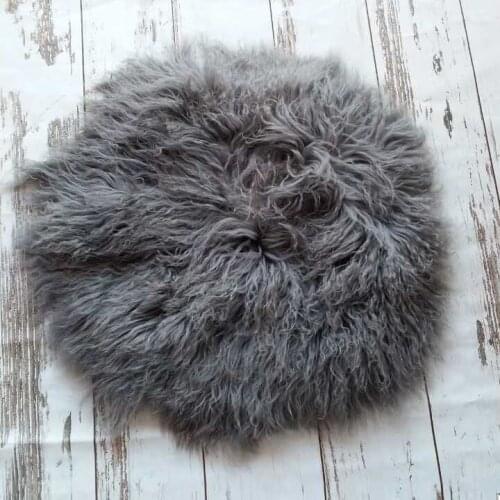 Curly wool layer Felted blanket backdrop Knitted chunky blanket Newborn basket stuffer Baby nest filler Swaddle background