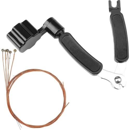Hot-Guitar String Winder, Guitar Stringer and Bridge Pin Puller 3 in 1 Guitar Repair Kit, Guitar Accessories
