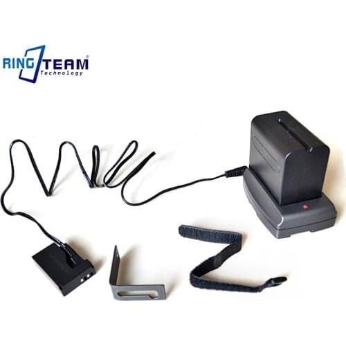 Mobile DC Power Adapter NP-F Battery Holder + DR-E15 Coupler Replace LP-E12 ACK-E15 for Canon EOS Rebel SL1 100D Digital Camera