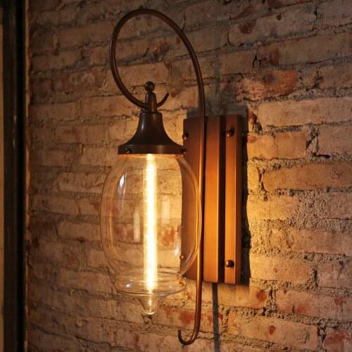 Wall lamp outdoor waterproof LED European creative aisle outdoor wall lamp patio terrace door lamp outdoor up and down light