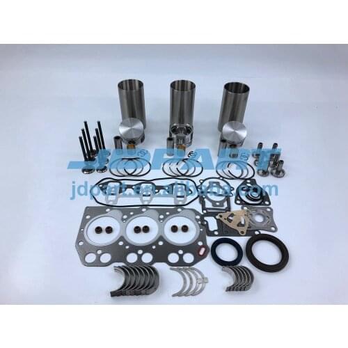 New 3TNA68 Overhaul Kit Piston Rings Bearing Set Full Gasket Kit Engine Valve For Yanmar