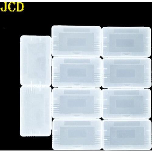 JCD 10~100PCS Clear Plastic Game Cards Cartridge Case Dust Cover Case For Nintend Game Boy Advance GBA