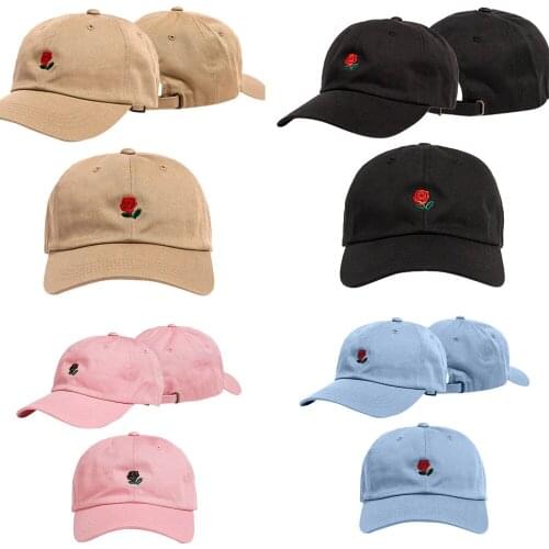 Rose Flower Print Baseball Cap Cotton Visor Hat Breathable Casual Sun Hats Adult Hip Hop Caps кепка мужская Dropshipping