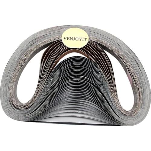 10Pcs Sanding Grinding Belts 60-4000 mesh For 762*25mm Belt Sander Sand Sandpapers Kit Wet Dry Abrasive Tools