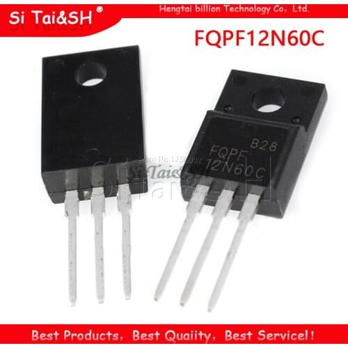 10PCS FQPF12N60C TO-220F 12N60C 12N60 TO220 FQPF12N60 TO-220 new MOS FET transistor