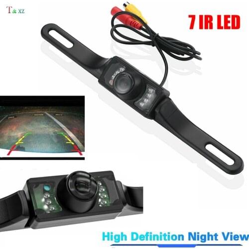 HD Car SUV Backup Camera Waterproof License Plate Night View Universal Car Rear Reverse Parking CAM