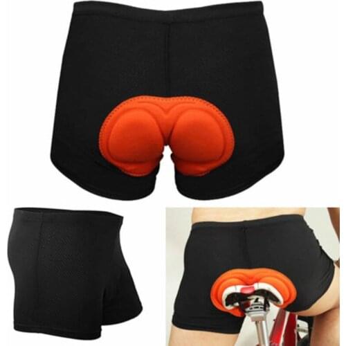Sponge Gel 3D Padded Bike Short Pants Cycling Shorts Riding Clothing Unisex Black Bicycle Cycling Comfortable Underwear