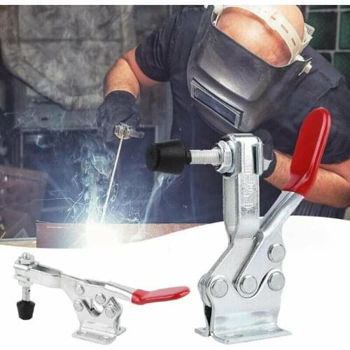 1Pcs GH-225-D 227kg Toggle Clamp Quick Release Vertical/Horizontal Type Clamps U-shaped Bar Hand Tool For Woodworking Joinery