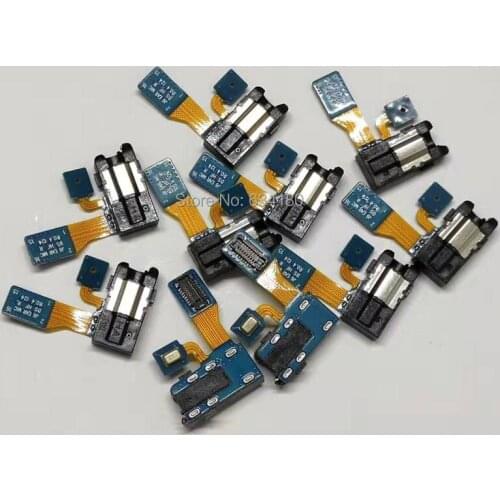 10pcs Earphone Audio Jack Headphone Socket Headset Port Flex Cable + Microphone For Samsung Galaxy J6 2018 J600F A6 2018 A600F