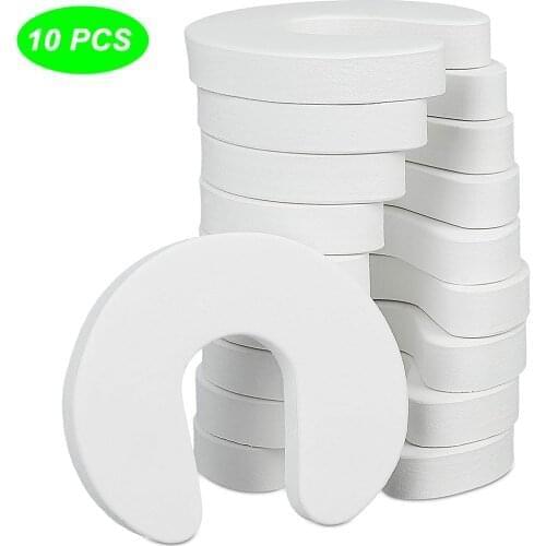 10Pcs Baby Door Stop Child Safety Protectors Foam Door Stop Door Protectors Plug Anti-lock Security Creative Wind-proof #35