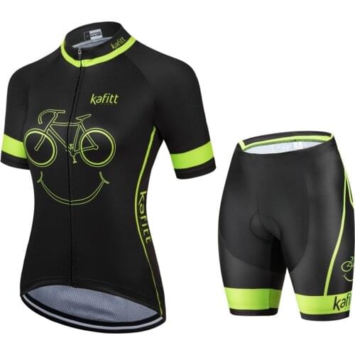 2021 Summer Dresses Blouse Kafitt Female Cycling Set Specialized Womens Cycling Shirt Bike Clothes Breathable Team Jersey Short