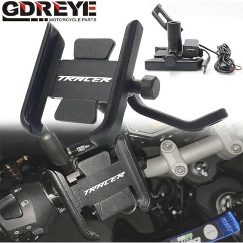 Motorcycle USB Charger Mobile Phone Holder Stand Bracket For YAMAHA Tracer900 GT Tracer 900 700 GT Tracer700 MT09 MT07
