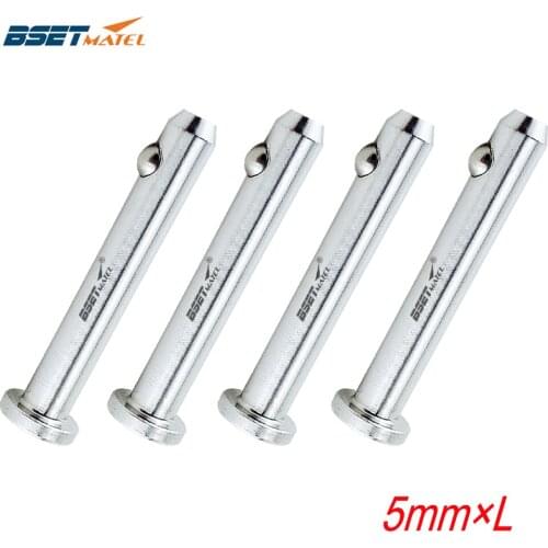 4X 5mm 316 Stainless Steel Dowel Pin Flat Head Cylindrical Pin Positioning Pins Quick Release Ball Pin Retainer Farm Lawn Garden
