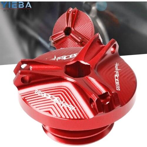 Motorcycle Accessories For Honda CB599 Hornet 1998 1999 2000 2001-2006 Engine Oil Cup Cover Oil Filler Drain Plug Sump Nut Cap