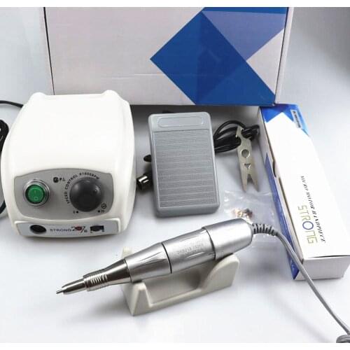 Strong 207B Electric Nail Drill Control Box Strong PRO 105LN 50000rpm Handpiece Manicure Pedicure Nail Drill Apparatus for Tool